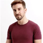 Trabajador diseño gráfico con altas cualidades creativas e ilustración.